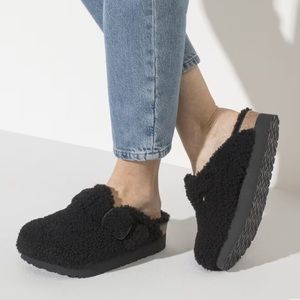 Birkenstock Papillio Boston Bog Buckle Platform Size 40 Or US O